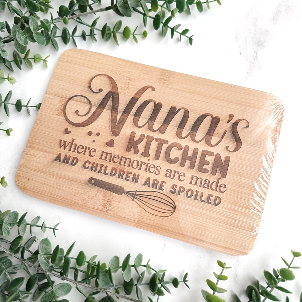 Bamboo Cutting Board for Nana's Kitchen